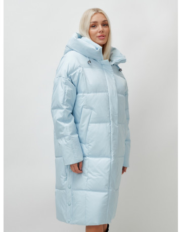 Тёплый женский пуховик летучая мышь.