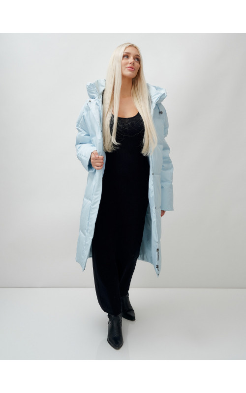 Тёплый женский пуховик летучая мышь.