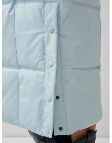 Тёплый женский пуховик летучая мышь.