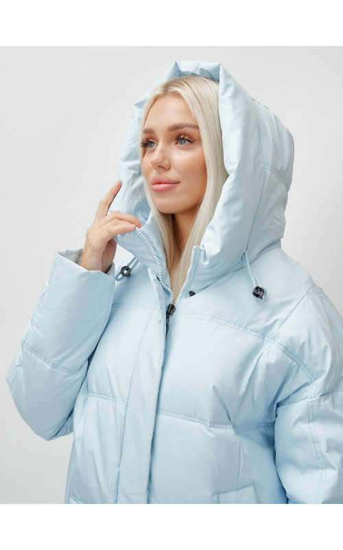 Тёплый женский пуховик летучая мышь.