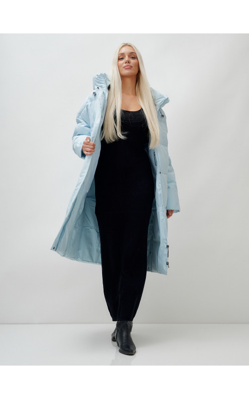 Тёплый женский пуховик летучая мышь.