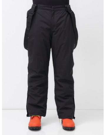 Мужской горнолыжный костюм: куртка и полукомбинезон для зимних активностей.