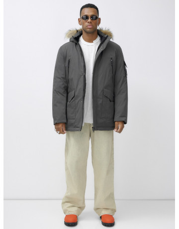 Мужская зимняя парка с мехом — защита и стиль для активного отдыха.