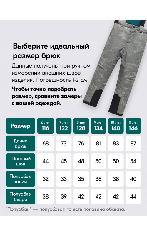Горнолыжный костюм зимний для девочки, зелёный