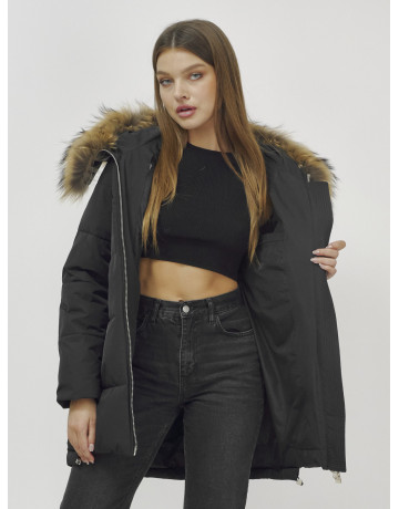 Женская зимняя куртка с мехом.