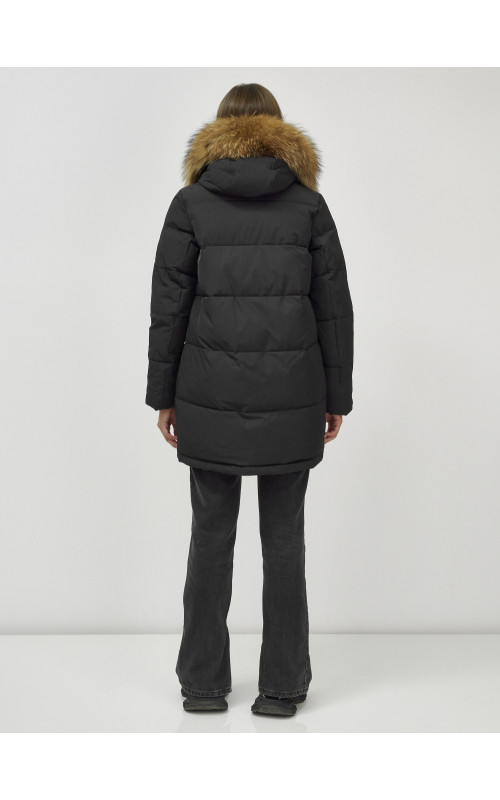 Женская зимняя куртка с мехом.