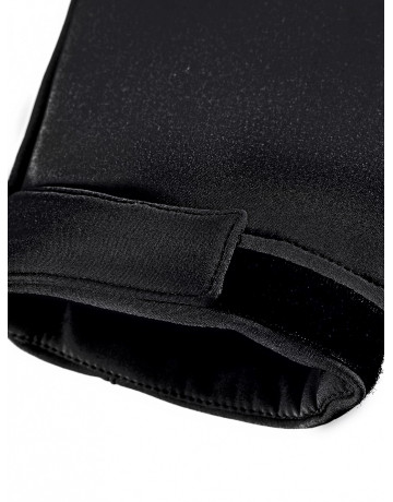 Женская спортивная ветровка с капюшоном, black softshell