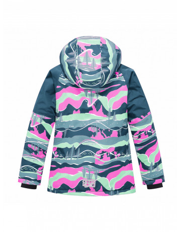 Горнолыжный костюм для девочки бирюзового оттенка