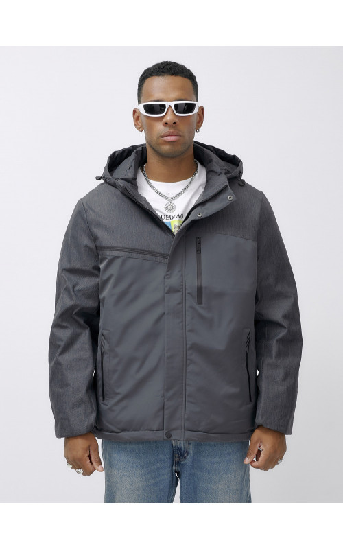 Зимняя куртка мужская больших размеров с утеплителем