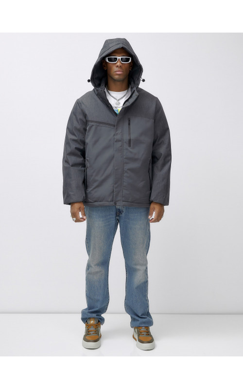 Зимняя куртка мужская больших размеров с утеплителем