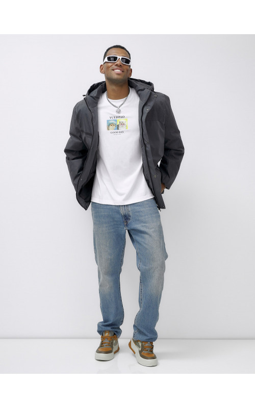 Зимняя куртка мужская больших размеров с утеплителем