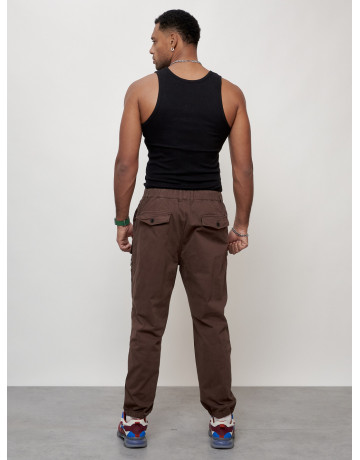 Мужские брюки карго зауженного кроя.