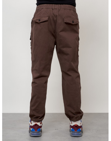 Мужские брюки карго зауженного кроя.