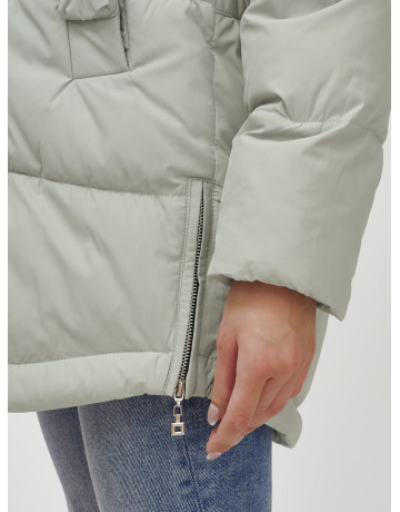 Женская зимняя куртка премиум-класса с мехом енота.