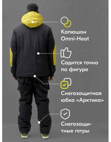 Зимний горнолыжный костюм для мужчин: тепло и комфорт на склоне
