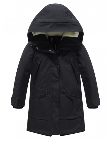 Зимняя парка для девочки-подростка с регулируемой посадкой.