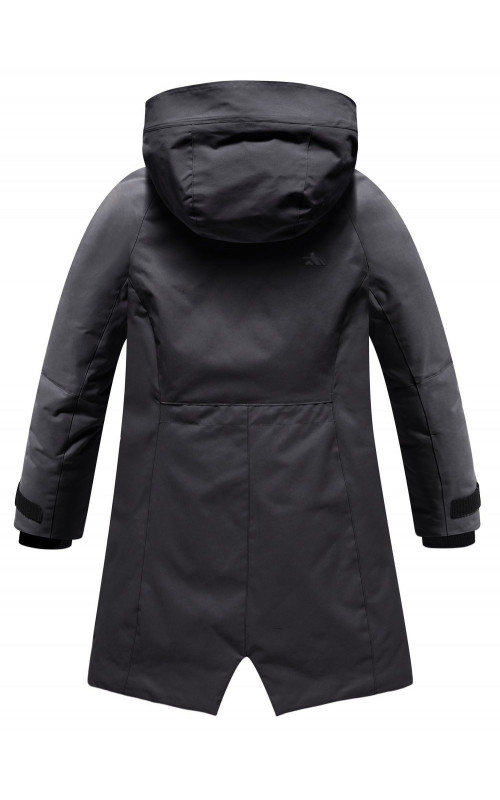 Зимняя парка для девочки-подростка с регулируемой посадкой.