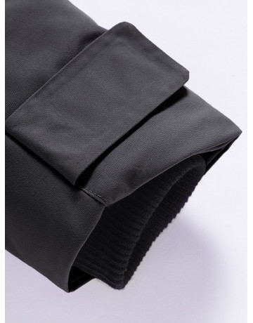 Зимняя парка для девочки-подростка с регулируемой посадкой.