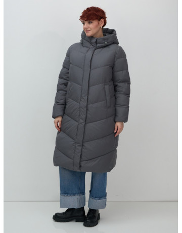 Длинный зимний пуховик для женщин