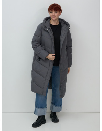 Длинный зимний пуховик для женщин