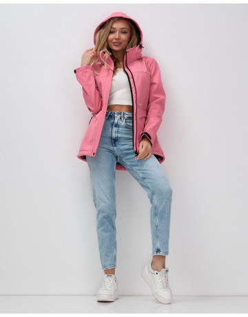 Женская ветровка с капюшоном для активного отдыха