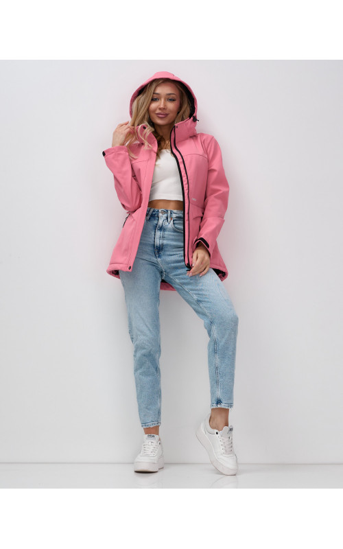 Женская ветровка с капюшоном для активного отдыха