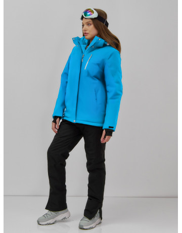 Женская горнолыжная куртка со съёмным капюшоном.