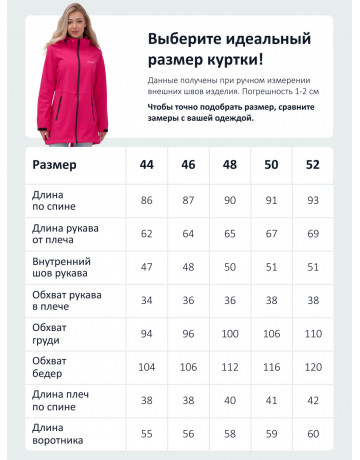 Женская парка для активного образа жизни.