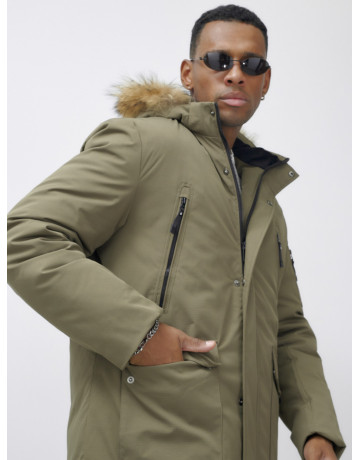 Мужская зимняя парка с натуральным мехом — защита и стиль в холодное время года.