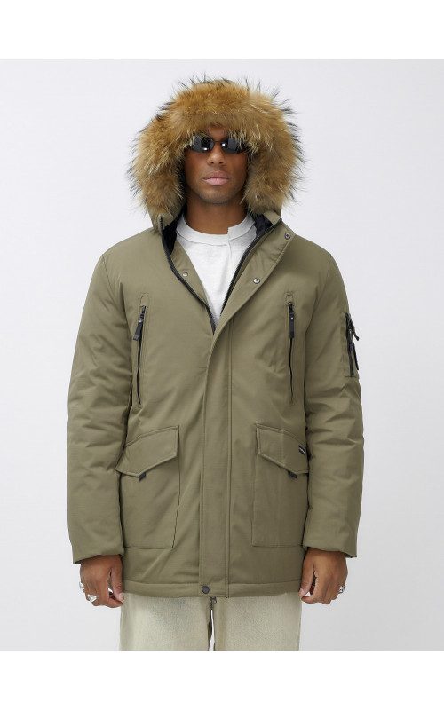 Мужская зимняя парка с натуральным мехом — защита и стиль в холодное время года.