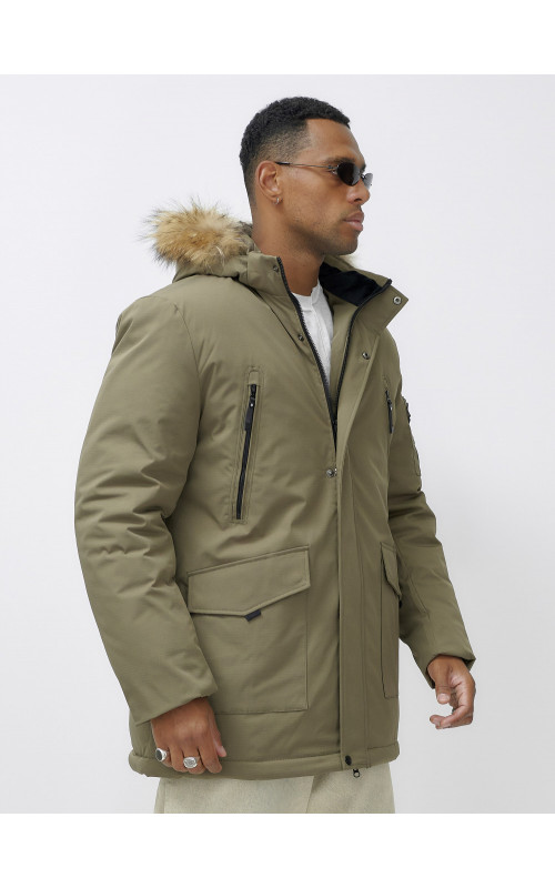 Мужская зимняя парка с натуральным мехом — защита и стиль в холодное время года.