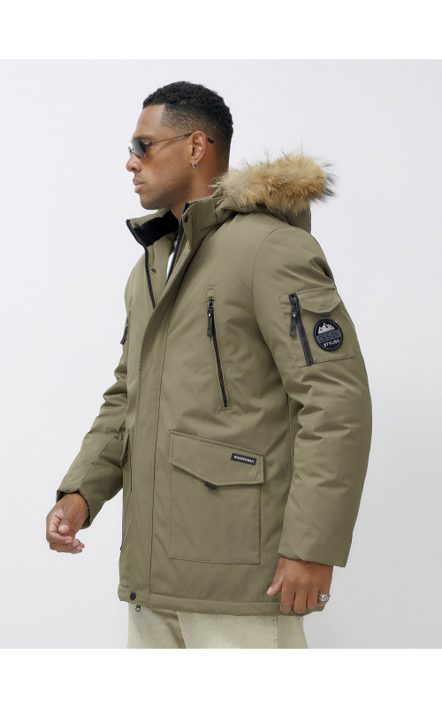 Мужская зимняя парка с натуральным мехом — защита и стиль в холодное время года.