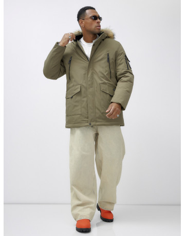 Мужская зимняя парка с натуральным мехом — защита и стиль в холодное время года.