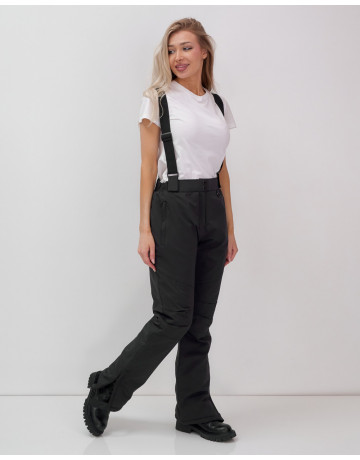 Куртка с полукомбинезоном для осени и зимы, свободный покрой.