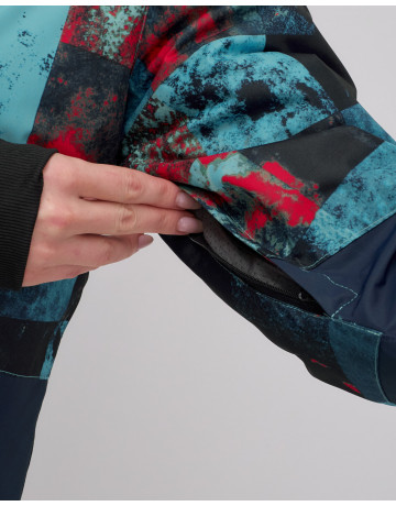 Куртка с полукомбинезоном для осени и зимы, свободный покрой.