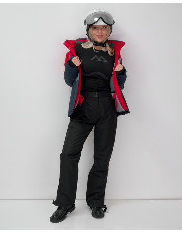 Куртка с полукомбинезоном для осени и зимы, свободный покрой.