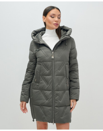 Женский зимний пуховик с капюшоном для холодной погоды.
