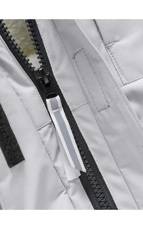 Детская зимняя парка для девочки, розовая с капюшоном, утеплённая.