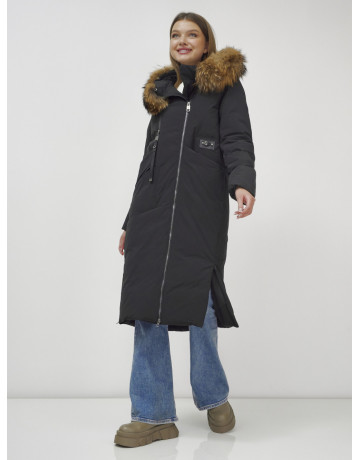 Длинный зимний пуховик для женщин