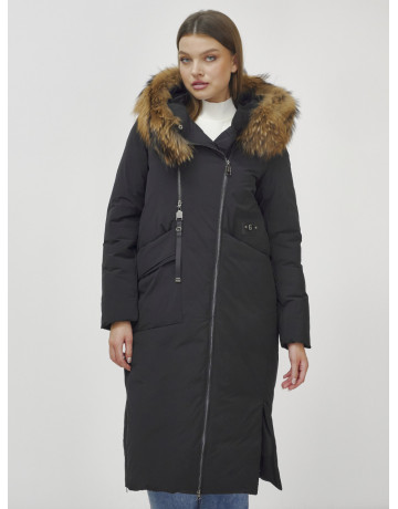 Длинный зимний пуховик для женщин