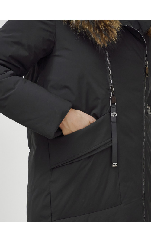 Длинный зимний пуховик для женщин