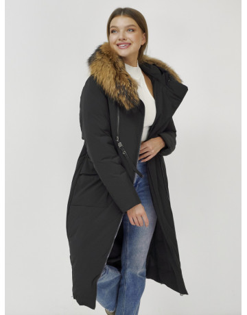 Длинный зимний пуховик для женщин