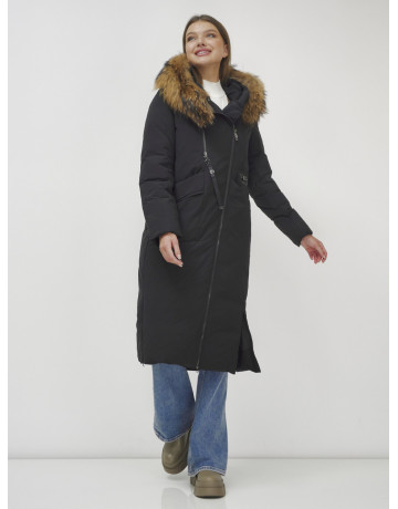 Длинный зимний пуховик для женщин