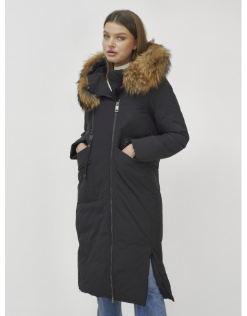 Длинный зимний пуховик для женщин