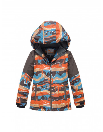 Горнолыжный костюм для мальчика, оранжевый