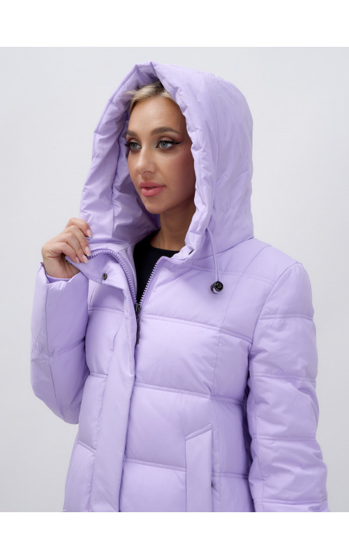 Длинный зимний пуховик для женщин