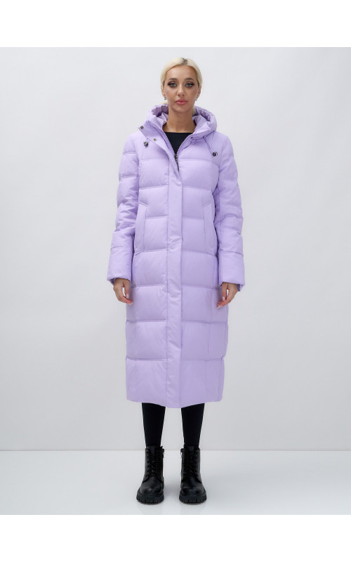 Длинный зимний пуховик для женщин