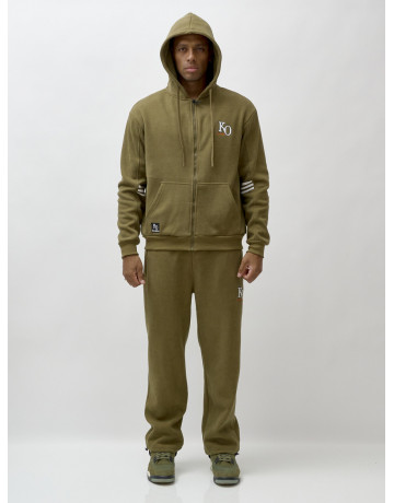 Мужской утеплённый спортивный костюм с начёсом.