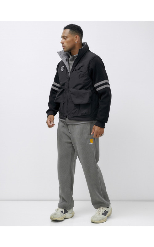 Мужская утеплённая жилетка для активного отдыха и повседневной носки.