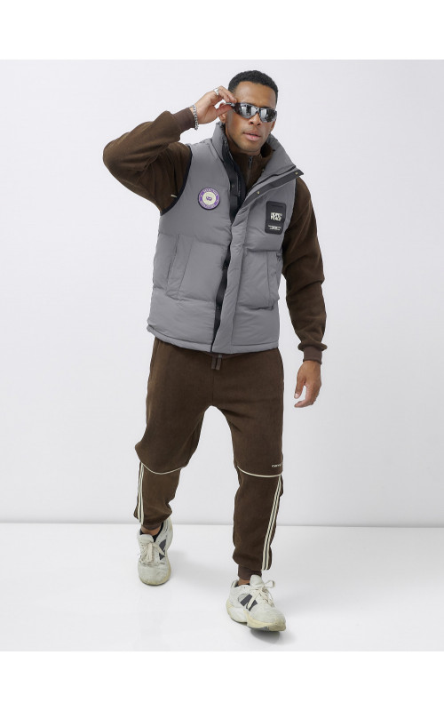 Мужской спортивный утеплённый жилет для активного отдыха